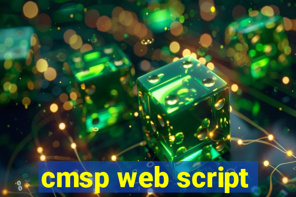 cmsp web script