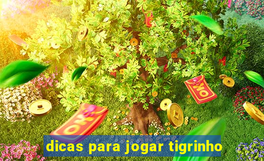 dicas para jogar tigrinho