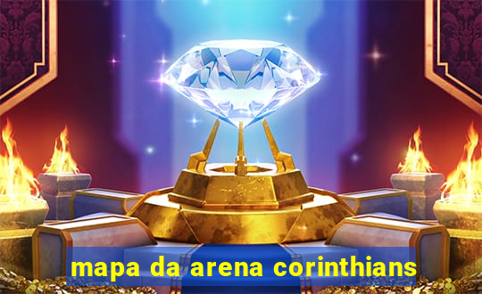 mapa da arena corinthians