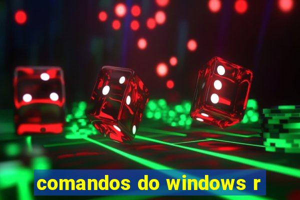 comandos do windows r