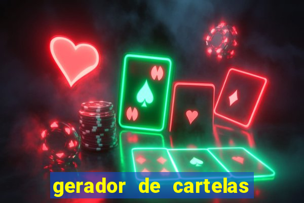 gerador de cartelas de bingo 1 a 99