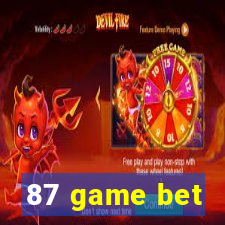 87 game bet