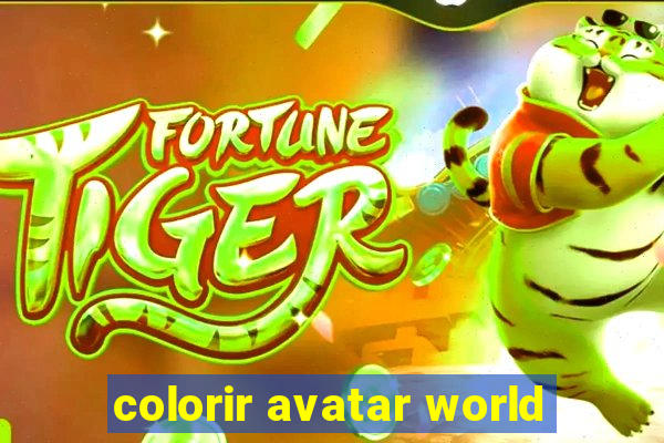 colorir avatar world