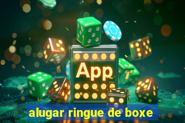 alugar ringue de boxe